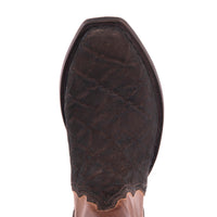 Men's Short Chocolate Elephant Canella Goat Cowboy Boot