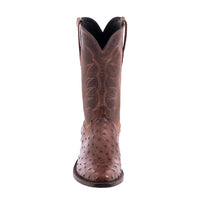 Men's 12" Kango Full Quill Ostrich Canella Winn Cowboy Boot
