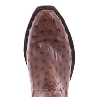 Men's 12" Kango Full Quill Ostrich Canella Winn Cowboy Boot