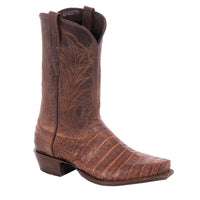 Men's 12" Cigar Caiman/Canella Winn Stitch Cowboy Boot