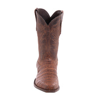 Men's 12" Cigar Caiman/Canella Winn Stitch Cowboy Boot