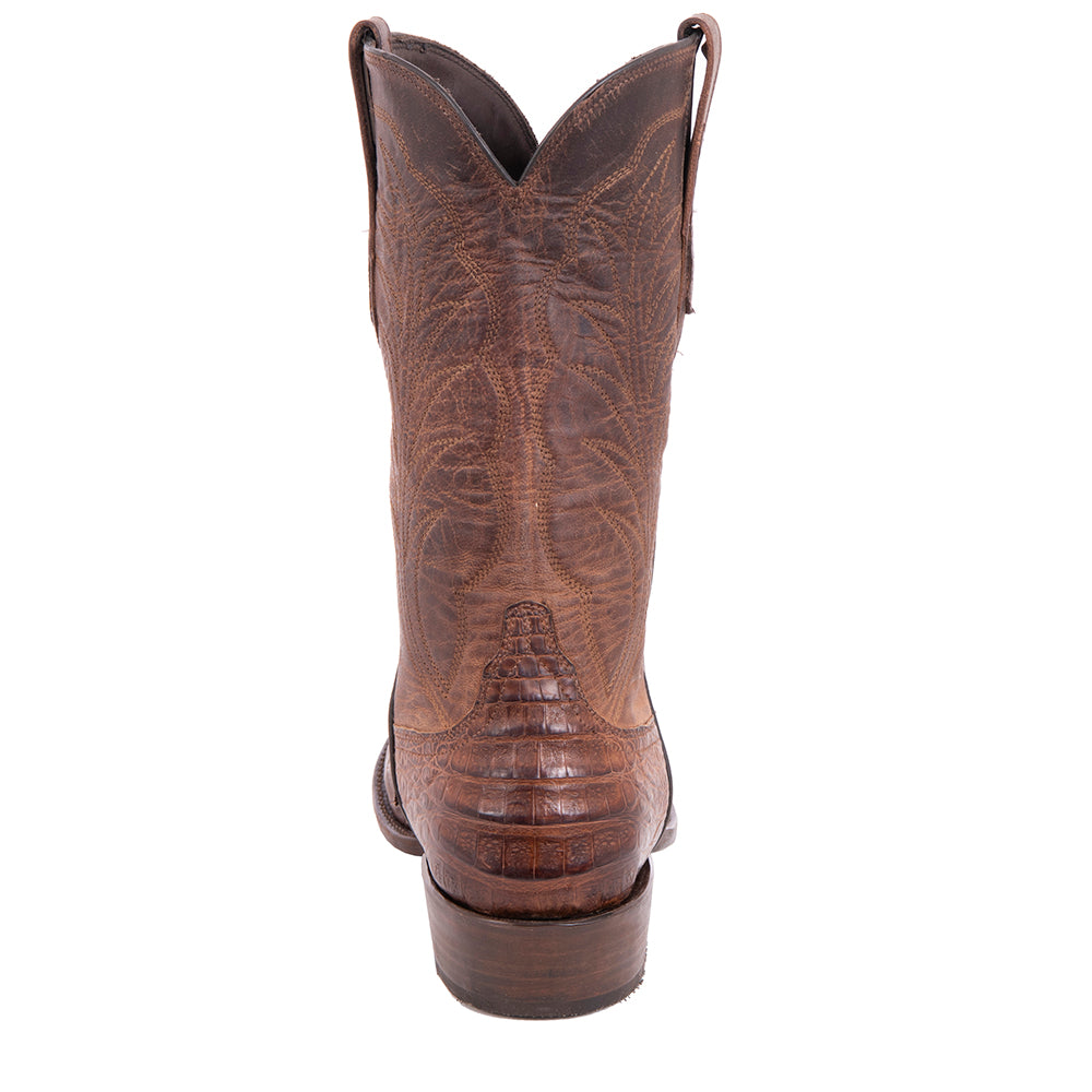 Men's 12" Cigar Caiman/Canella Winn Stitch Cowboy Boot