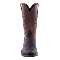 Men's 12" Nicotine Elephant Tobac Fern Inlay Boot with Mini Vibram Sole