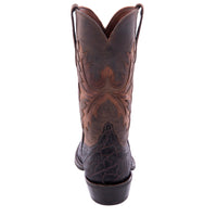 Men's 12" Nicotine Elephant Tobac Fern Inlay Boot with Mini Vibram Sole