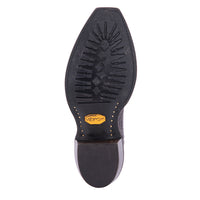 Men's 12" Nicotine Elephant Tobac Fern Inlay Boot with Mini Vibram Sole