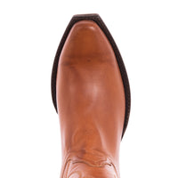 Ladies 13" British Tan Winn Stitch Cowboy Boot