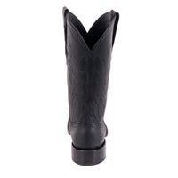 Ladies 12" Black Mad Dog Winn Cowboy Boots