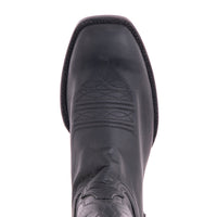 Ladies 12" Black Mad Dog Winn Cowboy Boots