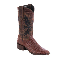 Ladies 12" Cigar Caiman Canella Goat Fern Cowboy Boot
