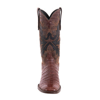 Ladies 12" Cigar Caiman Canella Goat Fern Cowboy Boot