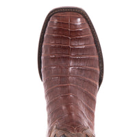 Ladies 12" Cigar Caiman Canella Goat Fern Cowboy Boot