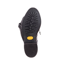 Men's 17" Black and White Elephant Boot with Mini Vibram Sole