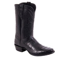 Men's 12" Giant Alligator Spyder Cowboy Boot with Mini Vibram Sole