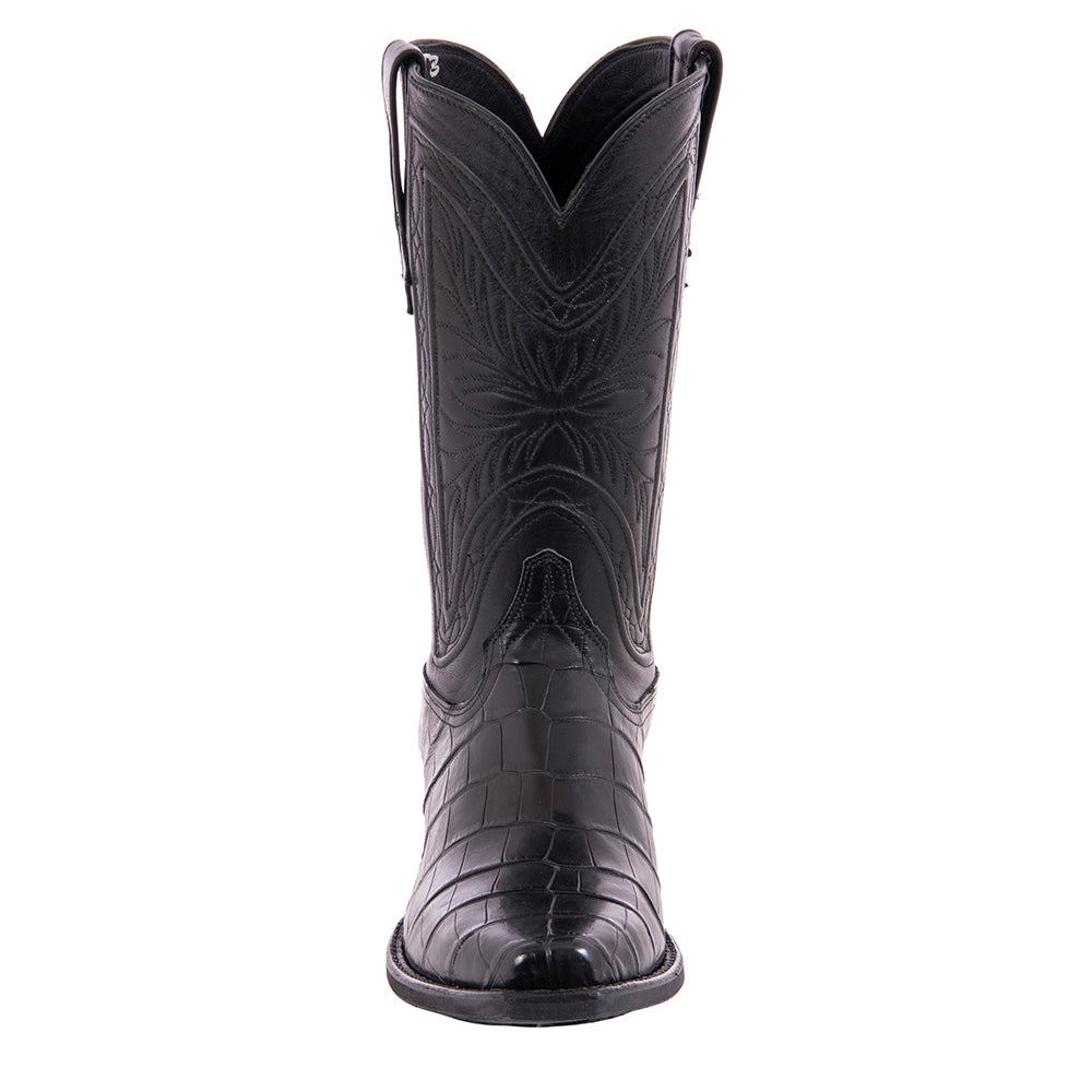 Men's 12" Giant Alligator Spyder Cowboy Boot with Mini Vibram Sole