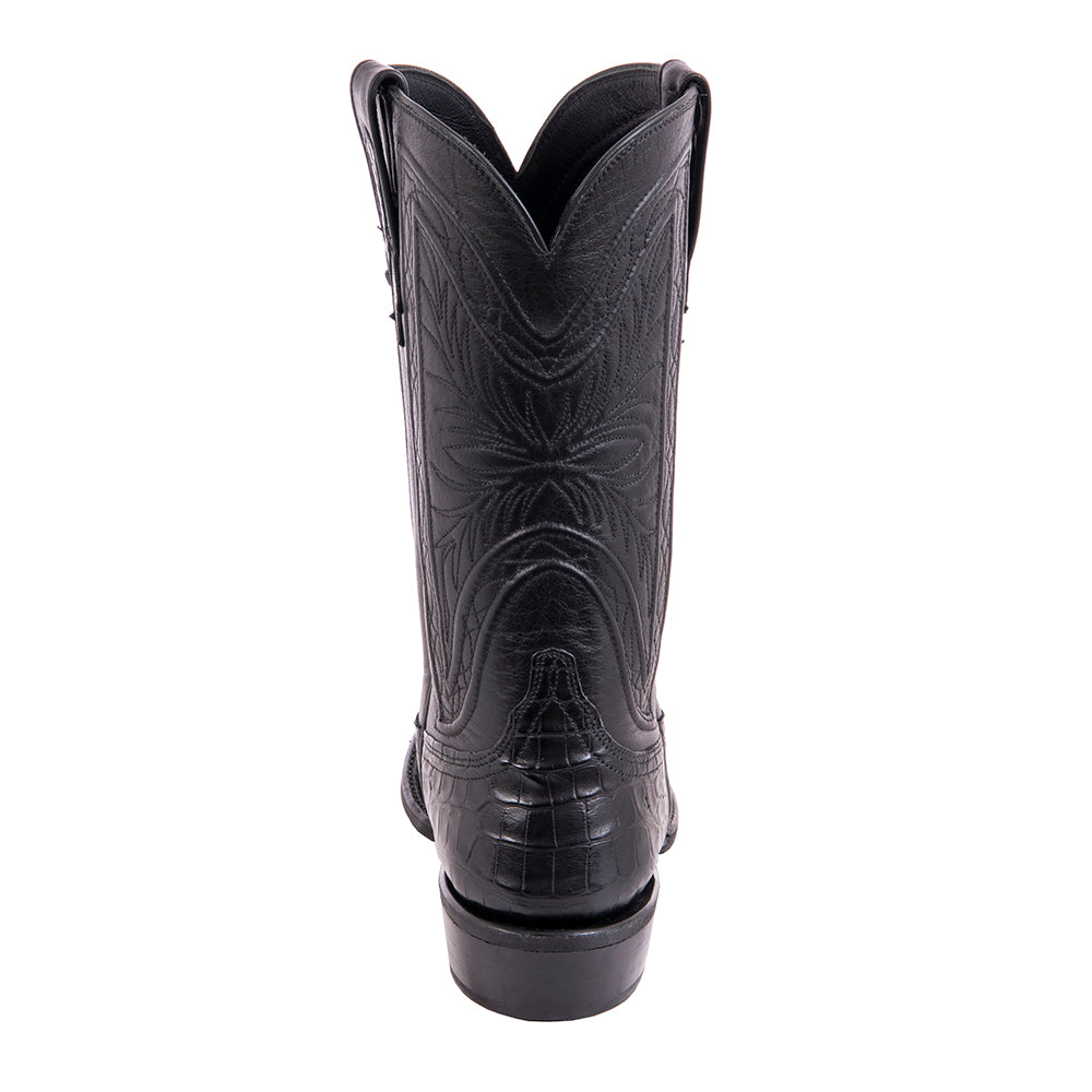Men's 12" Giant Alligator Spyder Cowboy Boot with Mini Vibram Sole