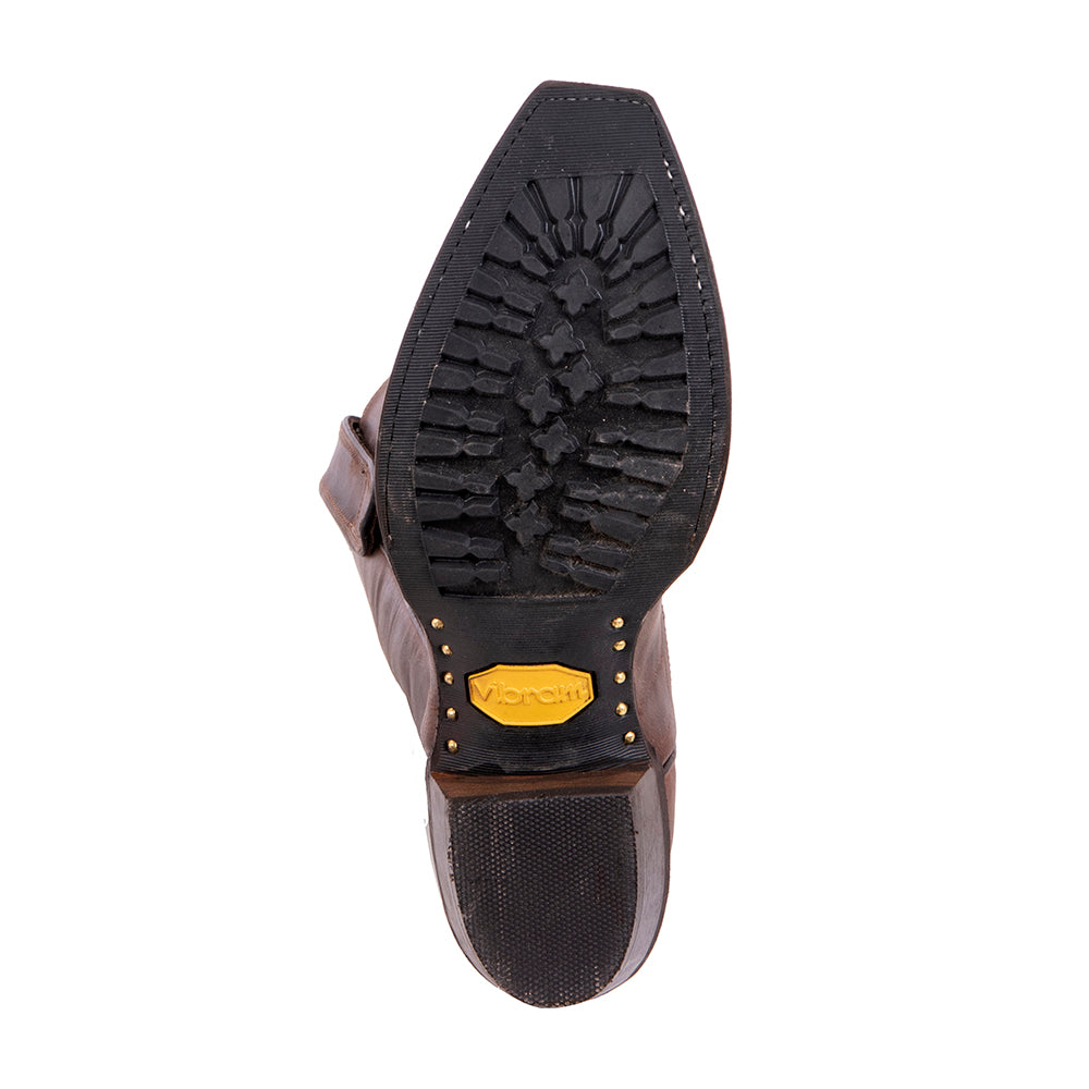 Ladies 13" Canella Goat Cowboy Boot with Mini Vibram Sole