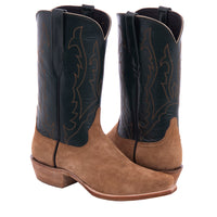 Men's 12" Dunn Boar Green Velvet Cowboy Boot