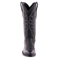 Ladies 13" Black Aniline Winn Cowboy Boot