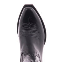 Ladies 13" Black Aniline Winn Cowboy Boot