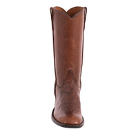 Ladies 12" Bourbon Bison Covered Side Seam Cowboy Boot