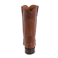 Ladies 12" Bourbon Bison Covered Side Seam Cowboy Boot