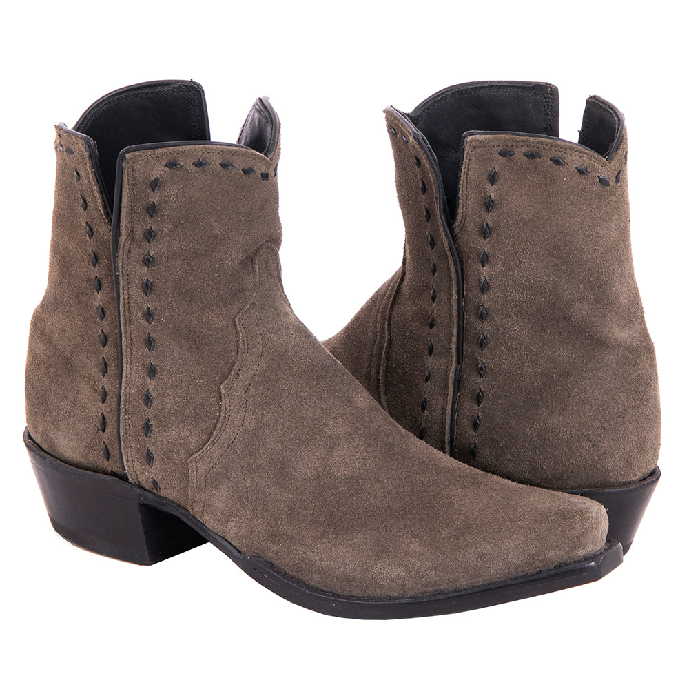 Ladies Mortar Allure Roughout Short Boot
