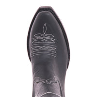 Ladies Cowboy 17-2 Black Aniline Old Nugget Toe Bug Mini Vibram
