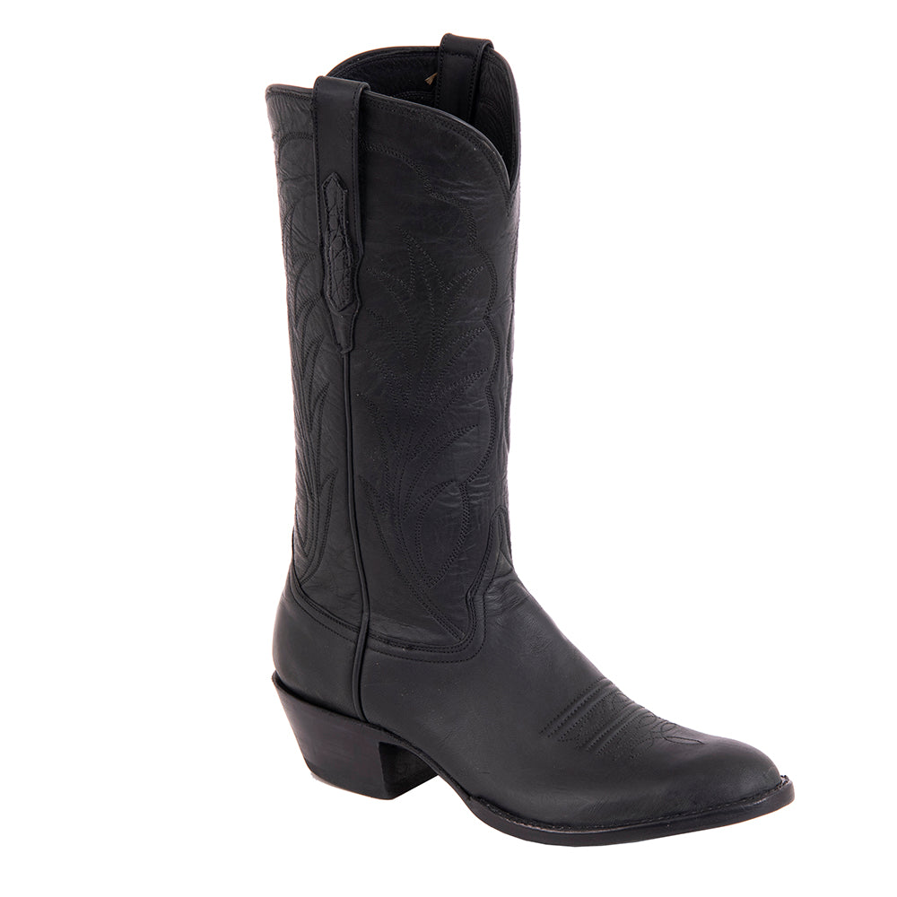 Ladies' Black Mad Dog Winn Stitch with Toe Bug Cowboy Boot
