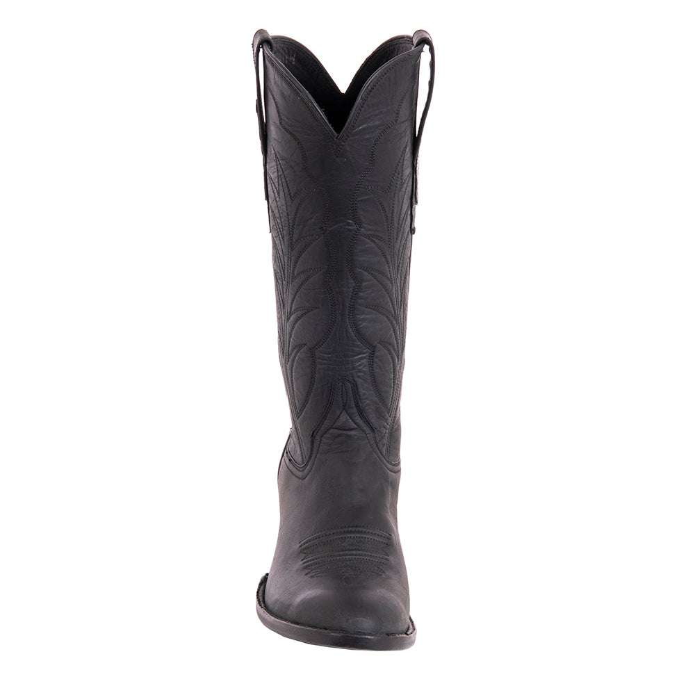 Ladies' Black Mad Dog Winn Stitch with Toe Bug Cowboy Boot