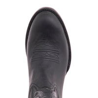 Ladies' Black Mad Dog Winn Stitch with Toe Bug Cowboy Boot