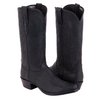 Ladies 13" Black Mad Dog Winn Cowboy Boot