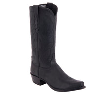 Ladies 13" Black Mad Dog Winn Cowboy Boot