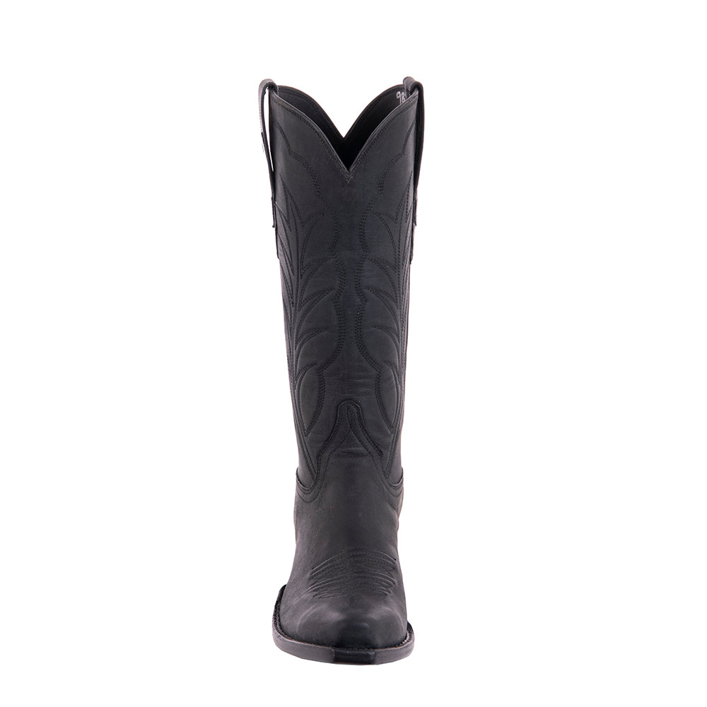 Ladies 13" Black Mad Dog Winn Cowboy Boot