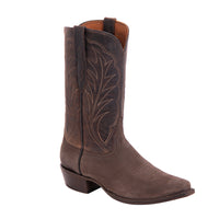 Men's 12" Chocolate/Tobac Goat Cowboy Boot