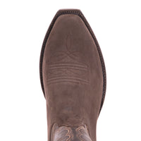 Men's 12" Chocolate/Tobac Goat Cowboy Boot