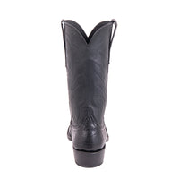 Men's 12" Black Gator and Mad Dog Cowboy Boot