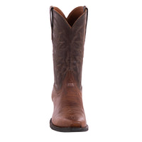 Men's 12" Bourbon Bison Tobac Goat Cowboy Boot with Mini Vibram Soles