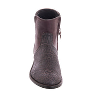 Men's Chocolate Elephant Burgundy Aniline Short Boots