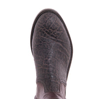 Men's Chocolate Elephant Burgundy Aniline Short Boots