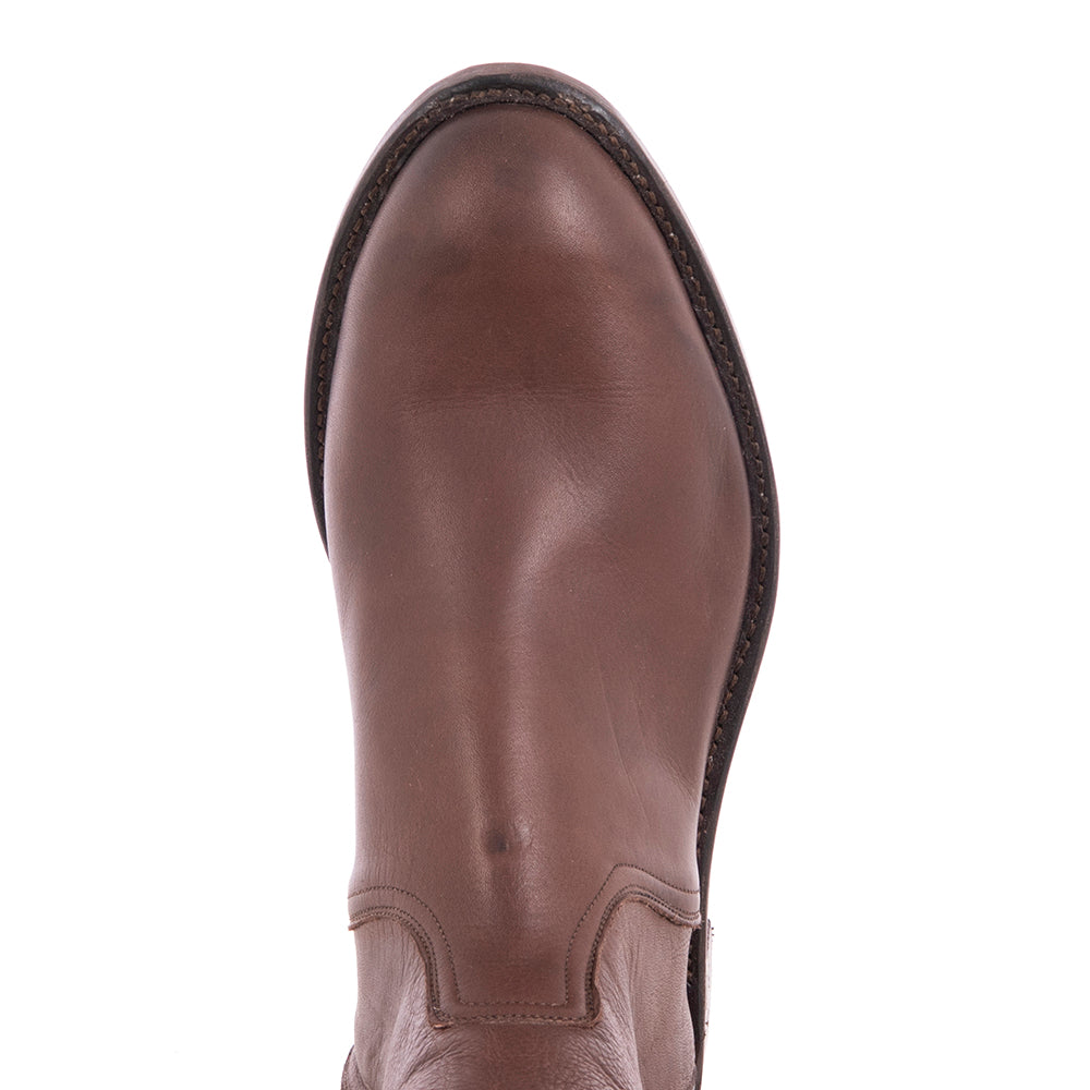 Men's Brown Aniline Short Roper Boot