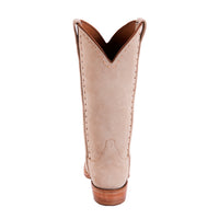 Ladies 13" Tan Roughout Buckstitch Cowboy Boots