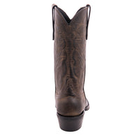 Men's Grey Goat Winn Stitch Toe Bug Cowboy Boot with Mini Vibram Sole