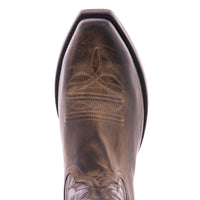 Men's 12" Grey Goat Winn Stitch with Toe Bug Cowboy Boot