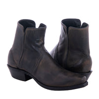 Men's Short Zip Grey Goat Boot