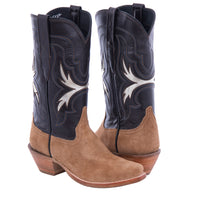 Ladies' Dunn Boar Wild Mink with Gold Inlay Cowboy Boot