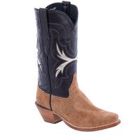 Ladies' Dunn Boar Wild Mink with Gold Inlay Cowboy Boot