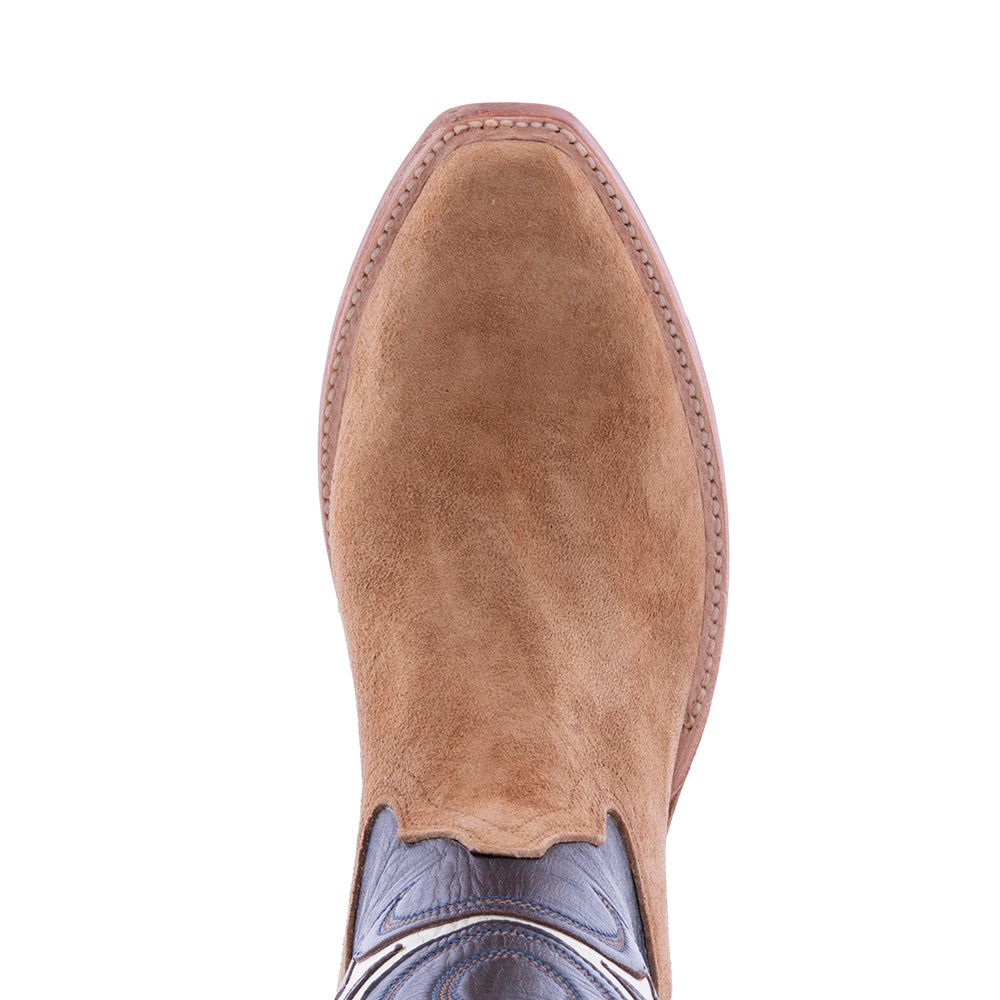 Ladies' Dunn Boar Wild Mink with Gold Inlay Cowboy Boot