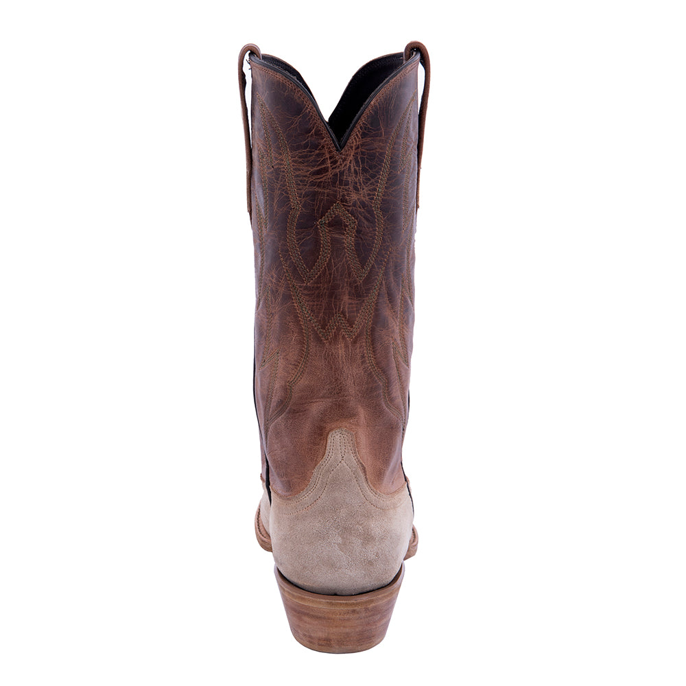 Men's 13" Sand Tan Canella Goat Crown Cowboy Boot