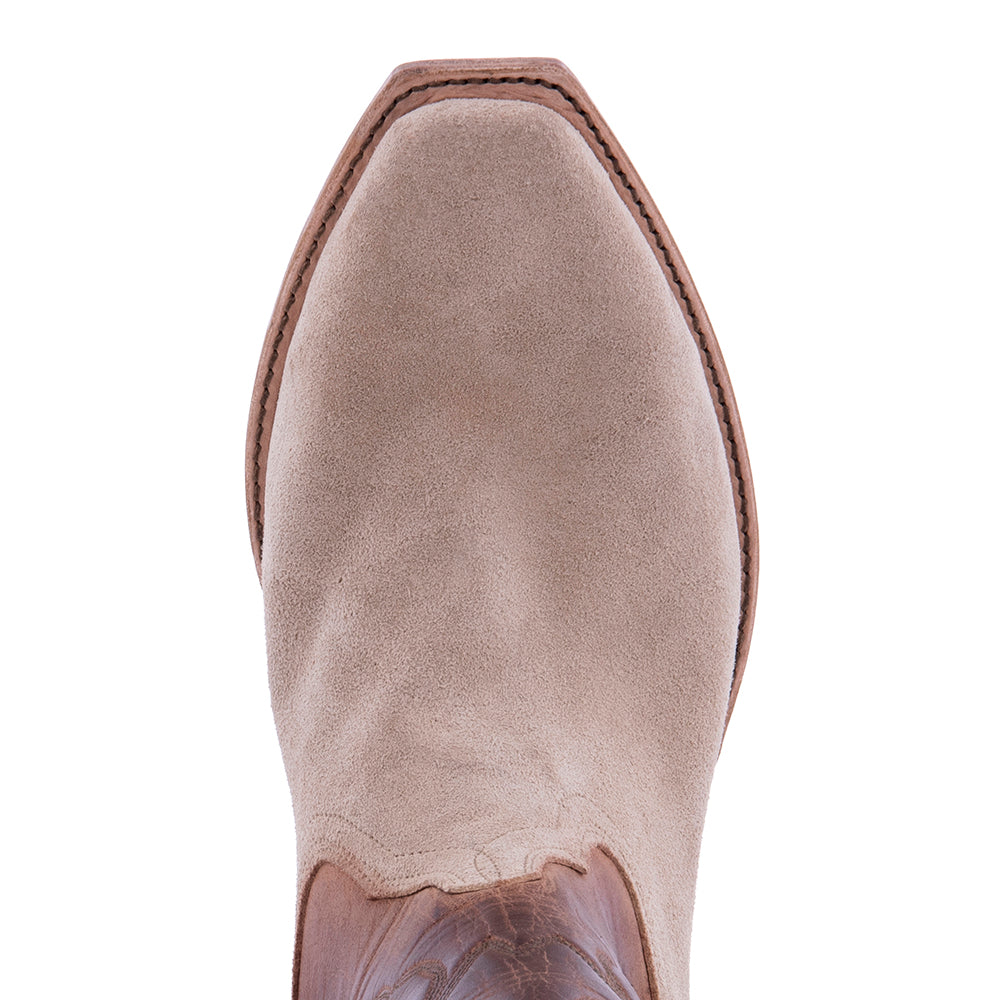 Men's 13" Sand Tan Canella Goat Crown Cowboy Boot