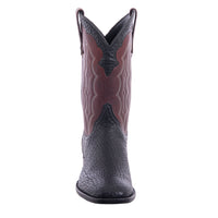 Men's 12" Black Shark Cognac Gaucho Cowboy Boot
